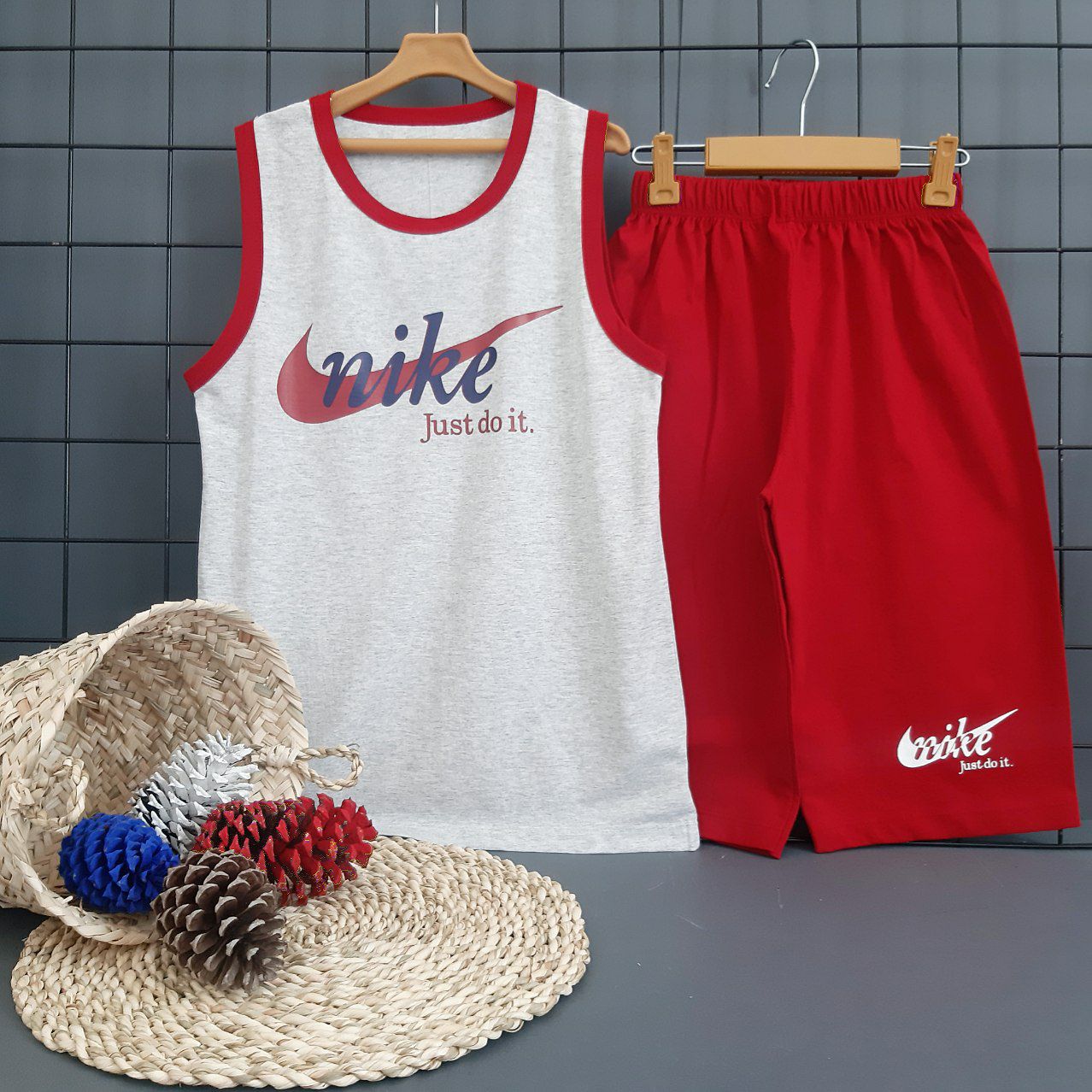 عکس ست تاپی طوسی Nike - شماره 5