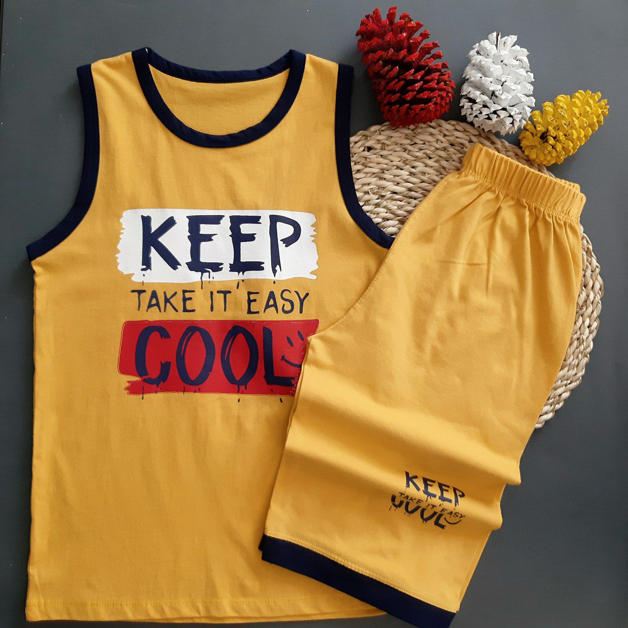 عکس ست تاپی  سایز بزرگ KEEP COOL - شماره 5