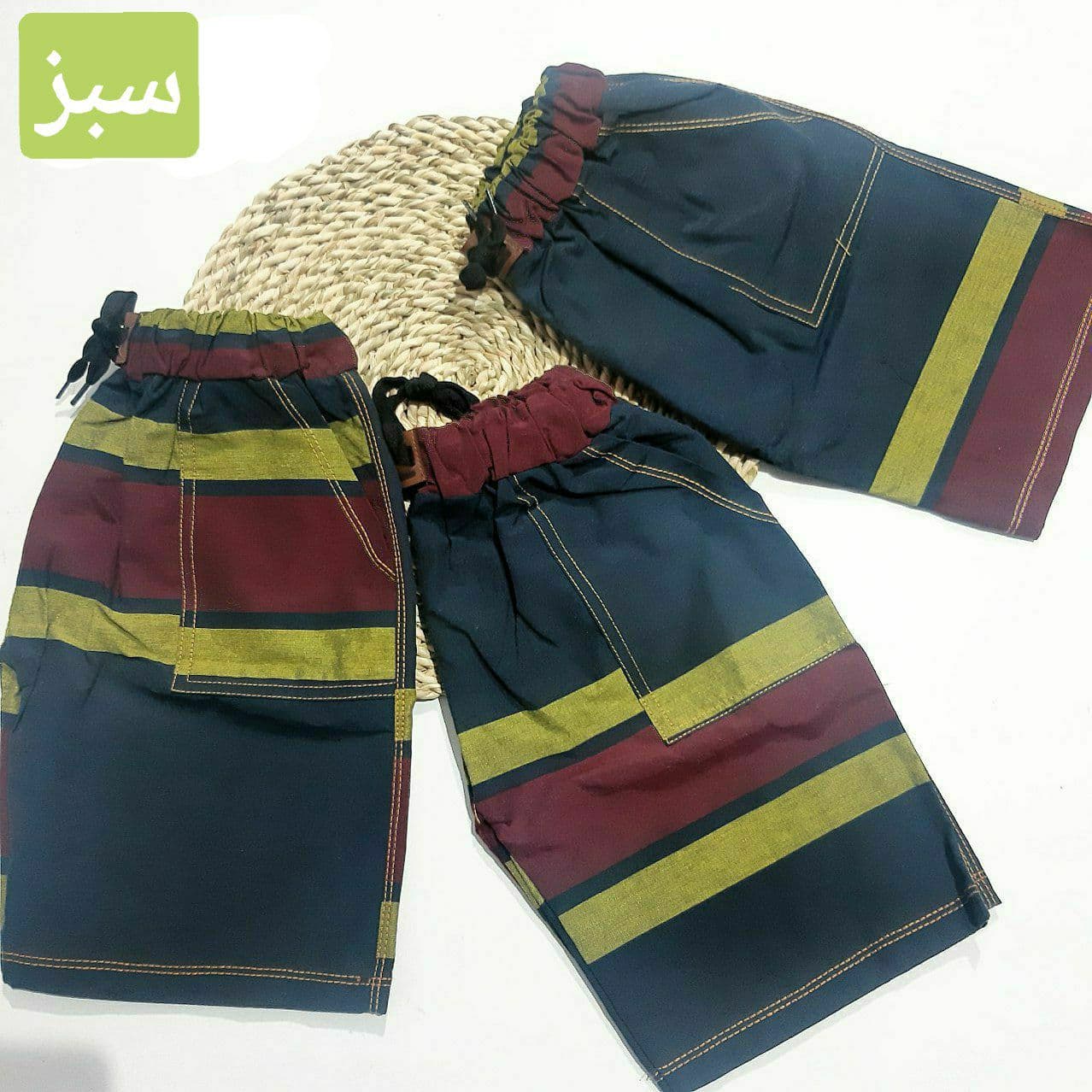 عکس شلوارک نساجی هاوایی - شماره 9
