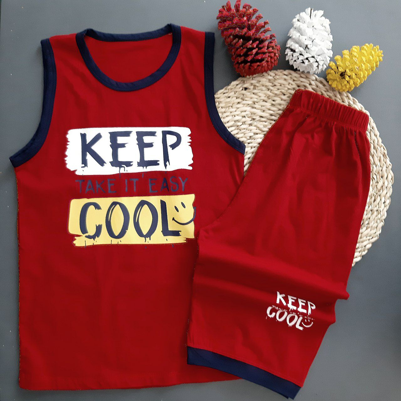 عکس ست تاپی  سایز بزرگ KEEP COOL - شماره 4