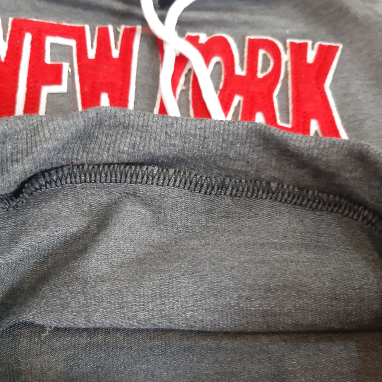 عکس هودی باشلوار ملانژ NY - شماره 2