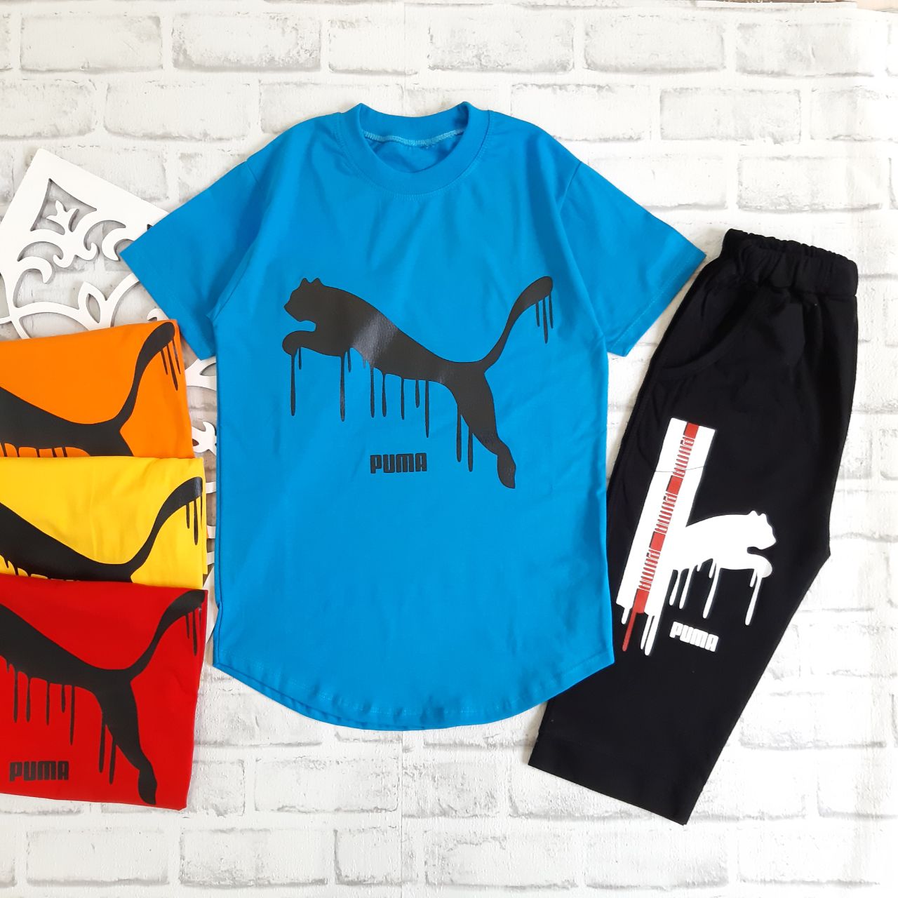 عکس تیشرت شلوارک puma - شماره 2