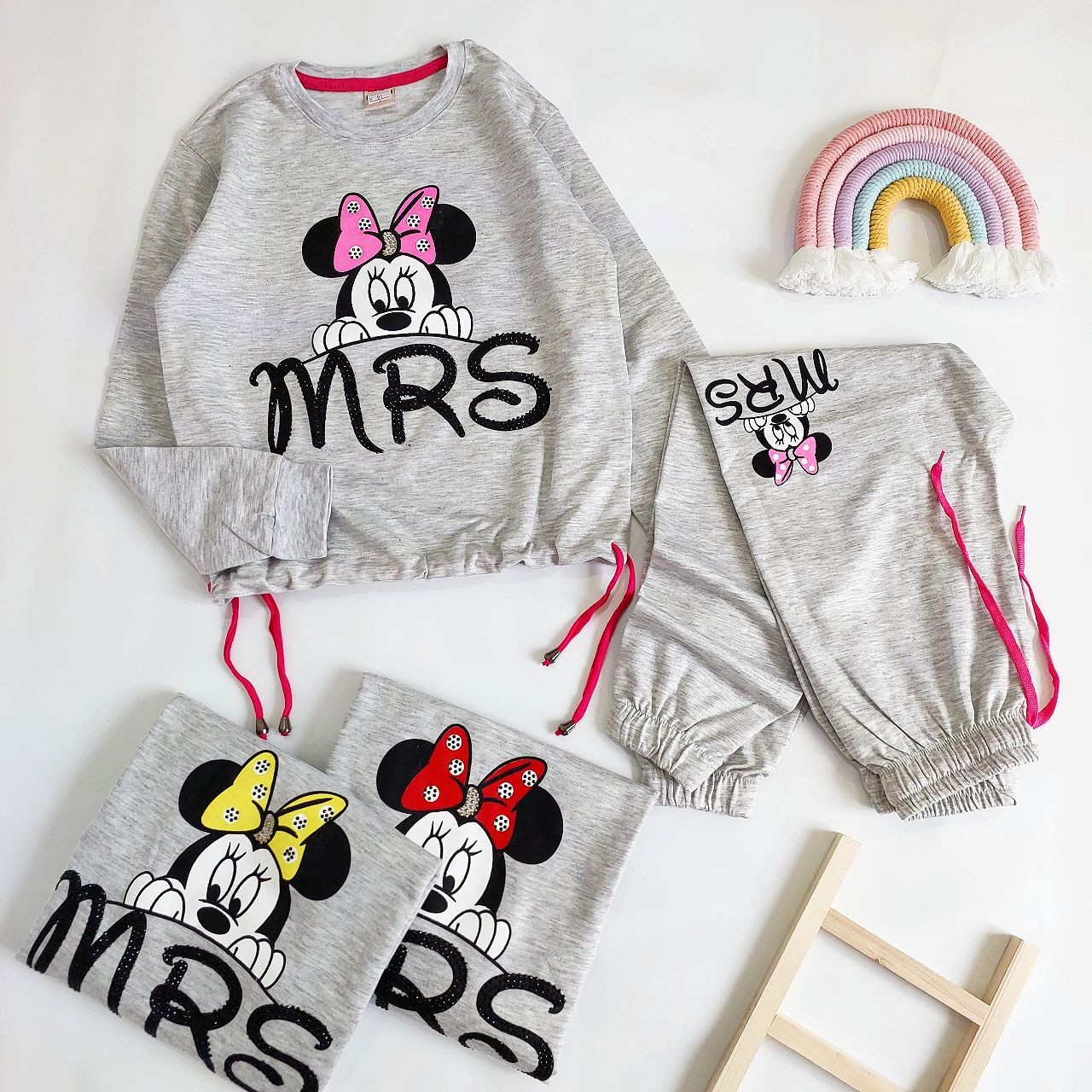 عکس ست کراپ شلوار MRS MICKY - شماره 1