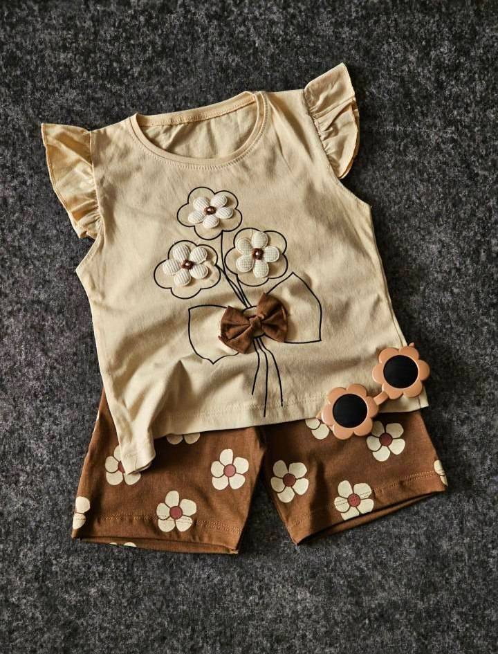 عکس تاپ شلوارک FLOWER - شماره 2