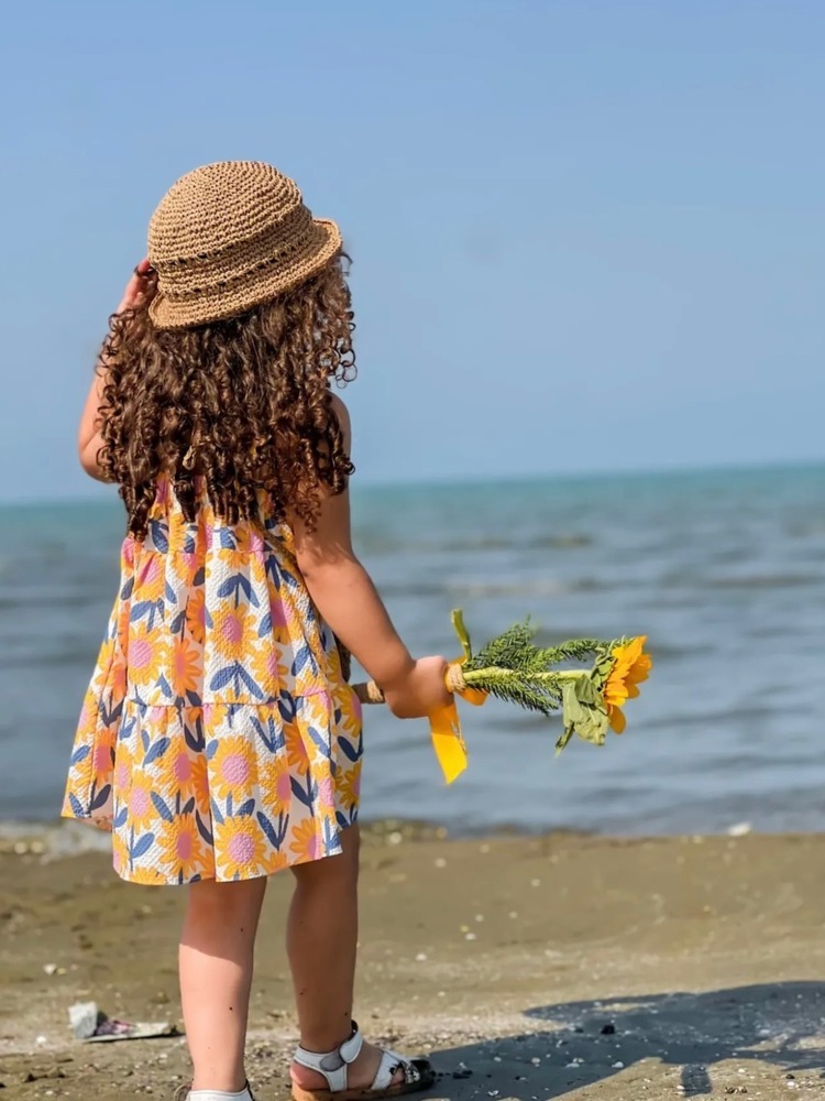 عکس پیراهن آفتابگردون - شماره 3